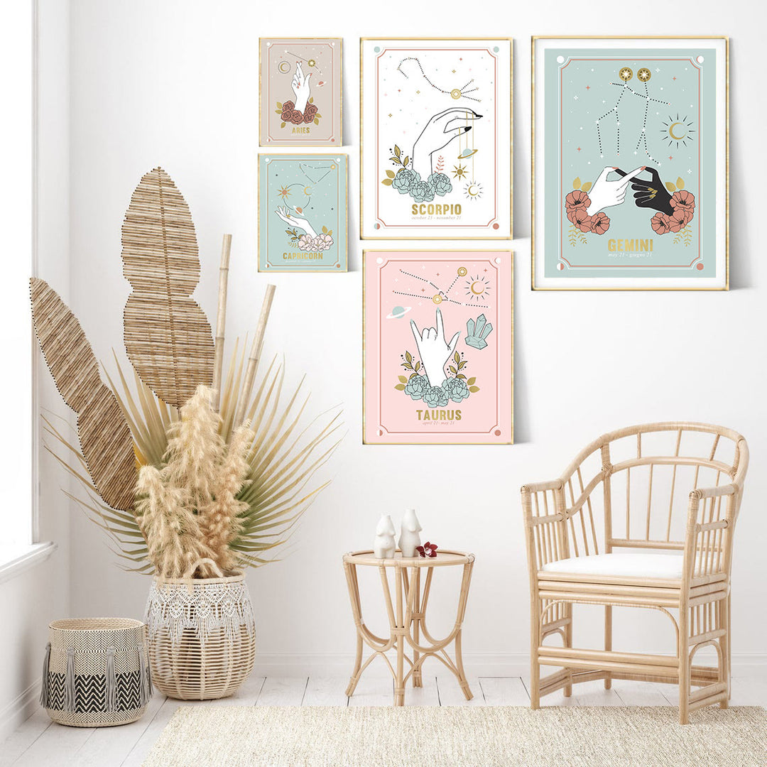 Affiche fraîche et petite taille du zodiaque nordique Olivenorma