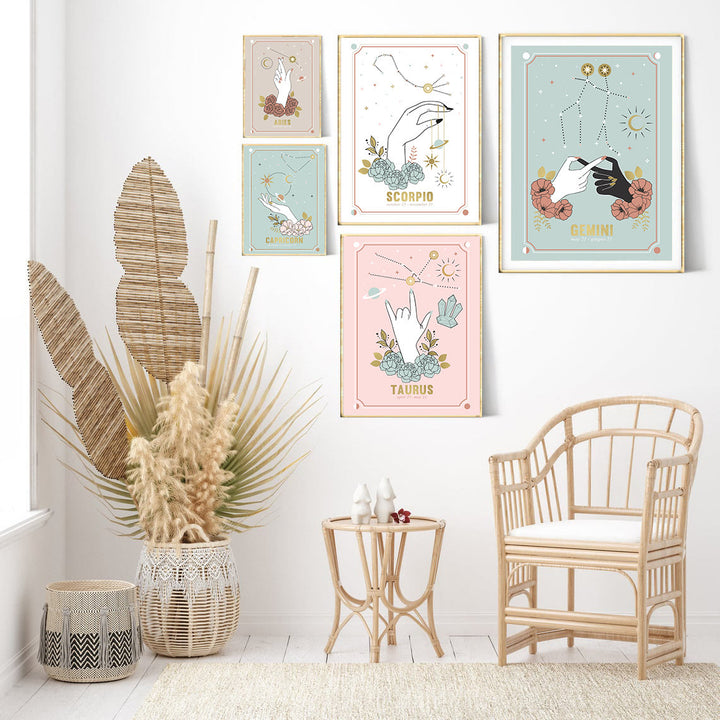 Affiche fraîche et petite taille du zodiaque nordique Olivenorma