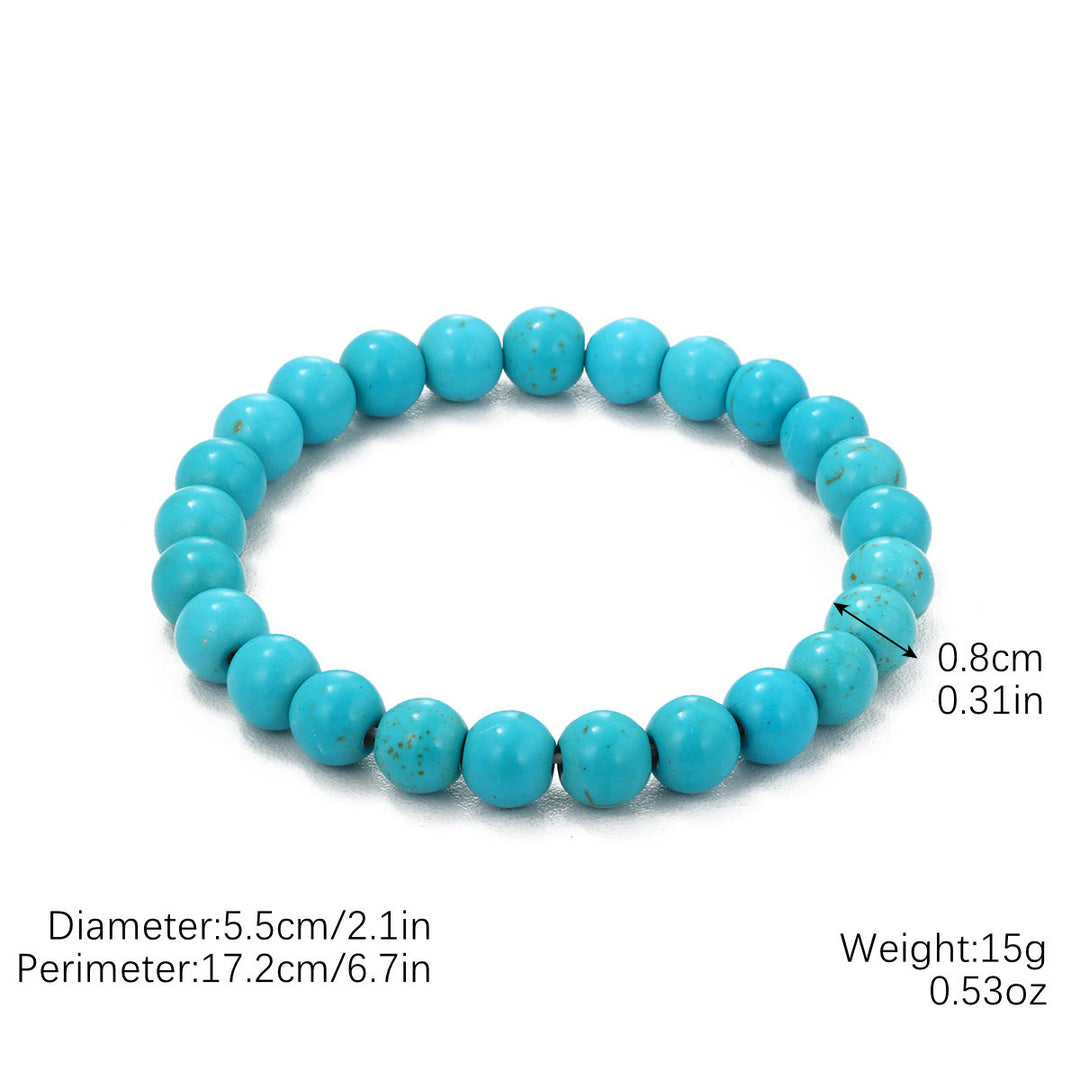 Bracelet turquoise contre le mauvais œil Olivenorma « Protection éternelle »