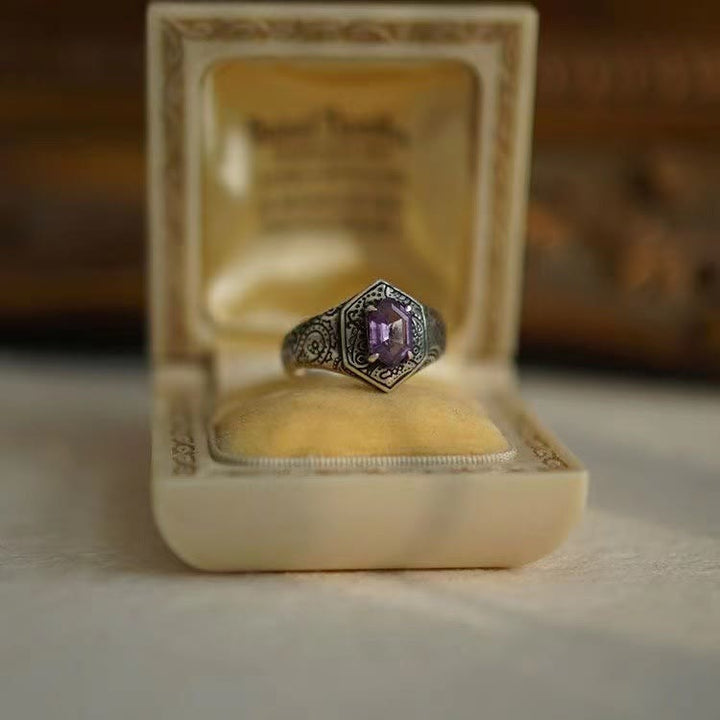Bague Olivenorma Paisley Améthyste