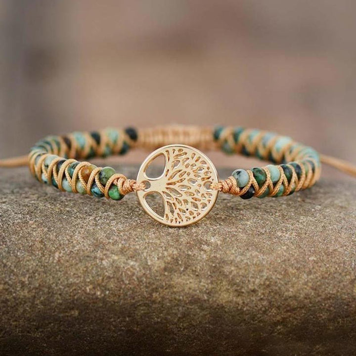 Bracelet Arbre de Vie Turquoise