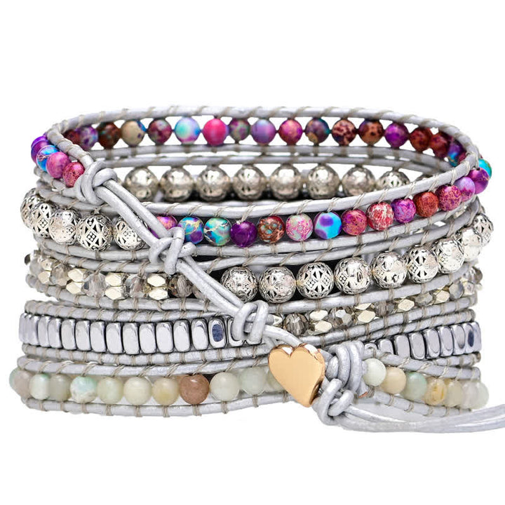 Bracelet enveloppant pour Apple Watch Olivenorma Emperor Stone