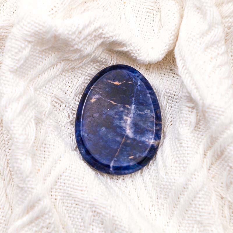 Sodalite Olivenorma Pierre apaisante pour le pouce