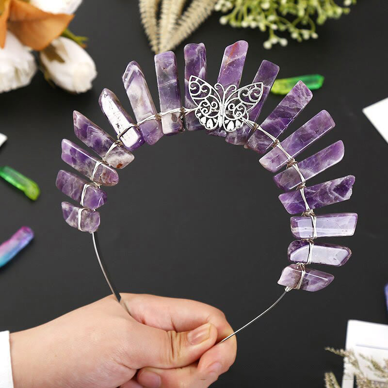 Couronne de cristal à tube plat en forme d'étoile de lune tridimensionnelle Olivenorma