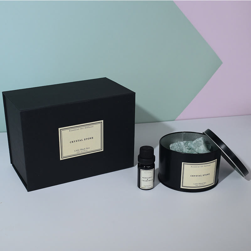 Coffret cadeau d'aromathérapie en cristal pour diffuseur d'huiles essentielles Olivenorma