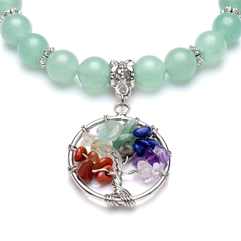 Bracelet Chakra Arbre de Vie Améthyste