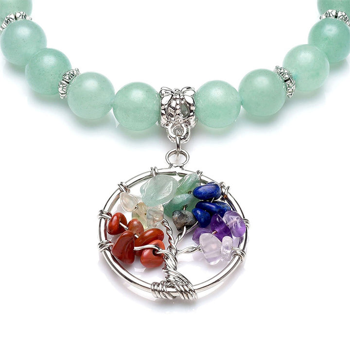 Bracelet Chakra Arbre de Vie Améthyste