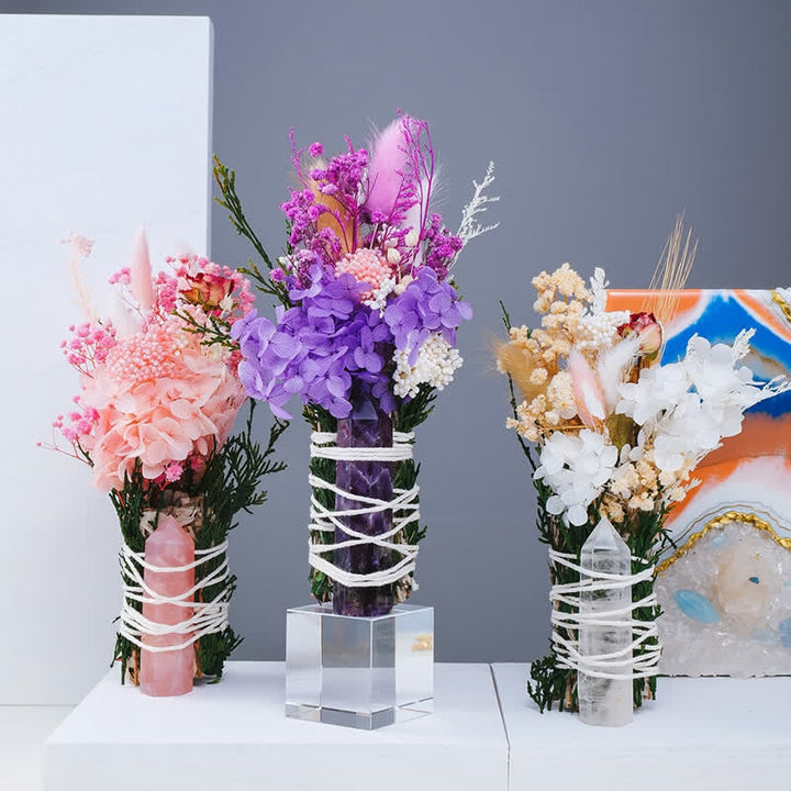 Bouquets de sorcière Olivenorma Baguettes de cristal de guérison