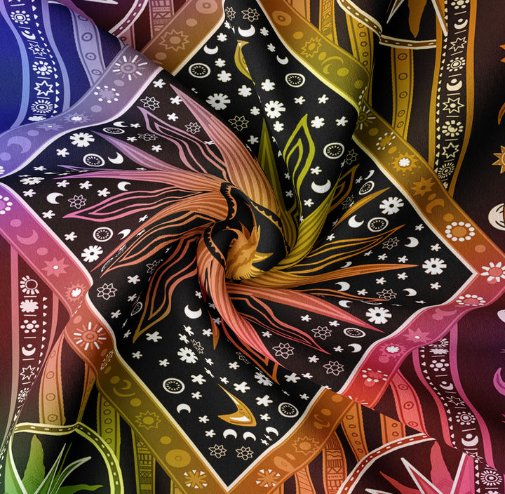 Tapisserie bohème Olivenorma Sun Rays Moon