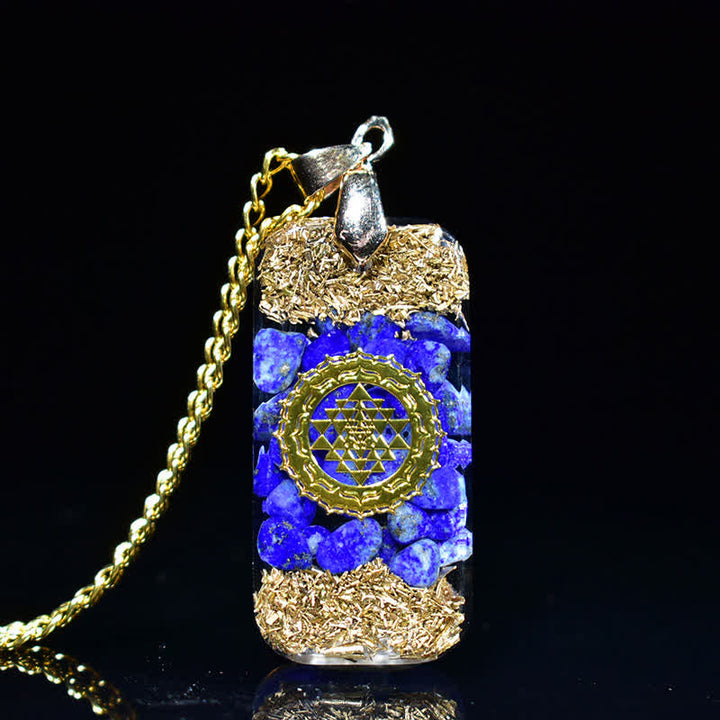 Olivenorma Raise Consciousness - Collier d'énergie orgone en lapis-lazuli - image 3