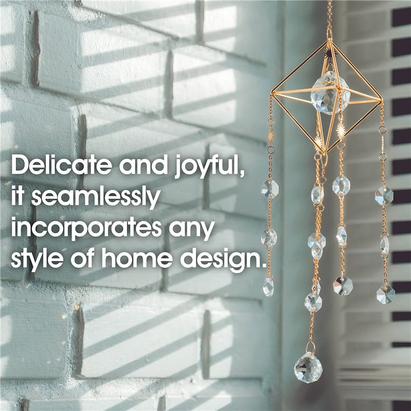 Carillon Olivenorma attrape-soleil en cristal Olivenorma