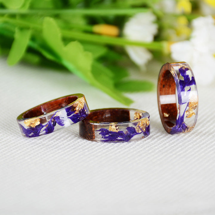 Olivenorma Intellectuel et optimiste - Bague en bois faite à la main