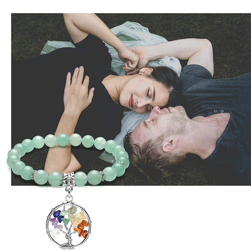 Bracelet Chakra Arbre de Vie Améthyste