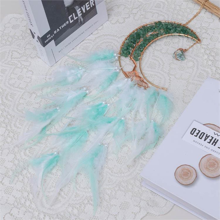 Arbre de vie tissé en gravier naturel Olivenorma Attrape-rêves lunaire