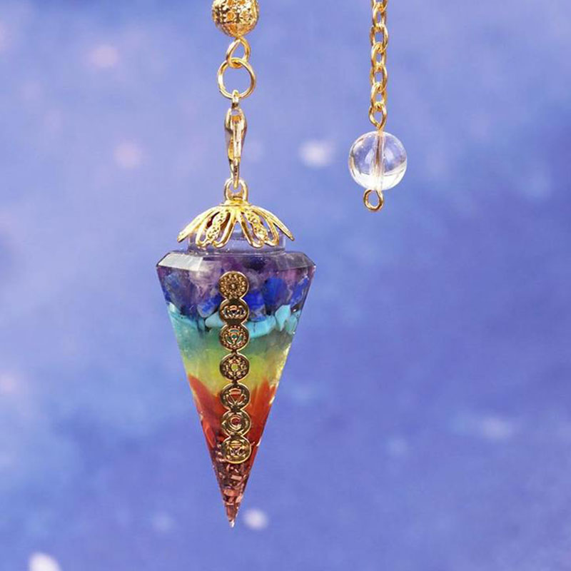Pendule de divination Olivenorma Chakra Orgone