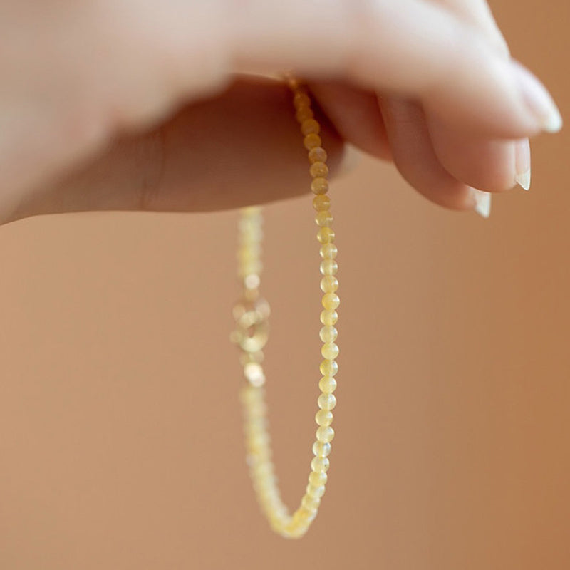 Rich Stone - Bracelet de prospérité en pierres précieuses citrine