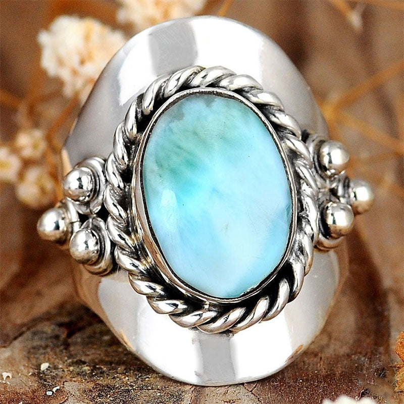 Bague Olivenorma Larimar Boho pour femme