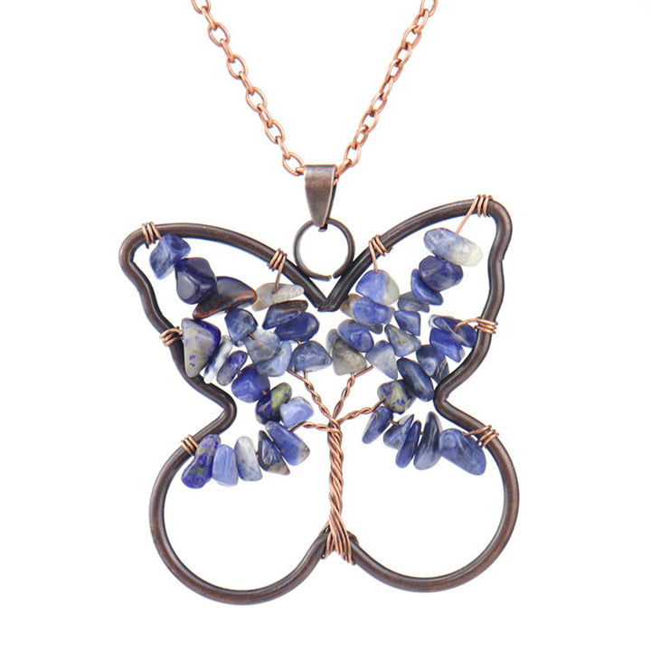 Collier de guérison Chakra Papillon