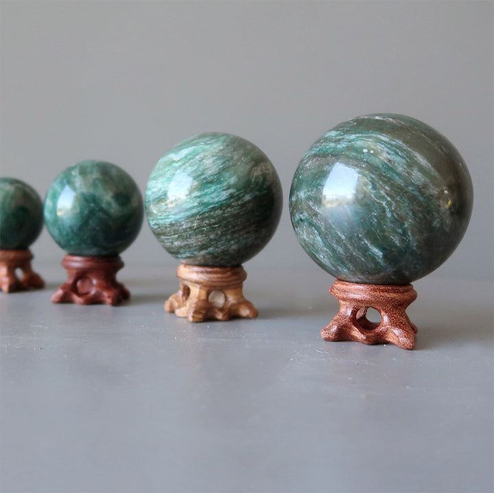 Supports en bois Olivenorma pour boules de cristal, œufs, décoration pastorale