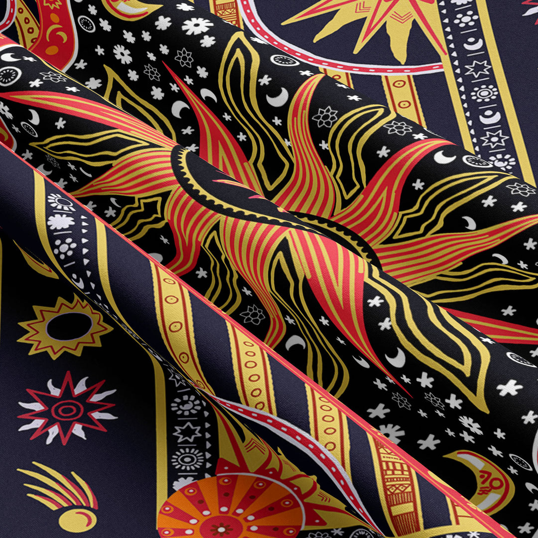 Tapisserie bohème Olivenorma Sun Rays Moon