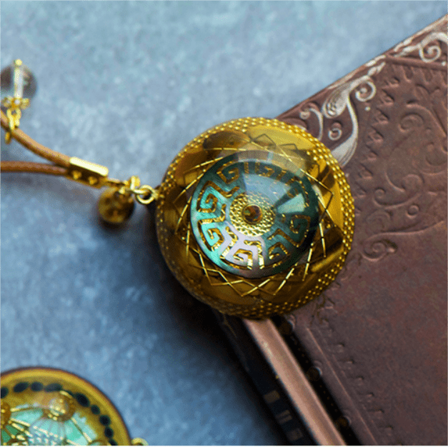 Collier pendentif œil de tigre Olivenorma Awakened Soul Collier orgone