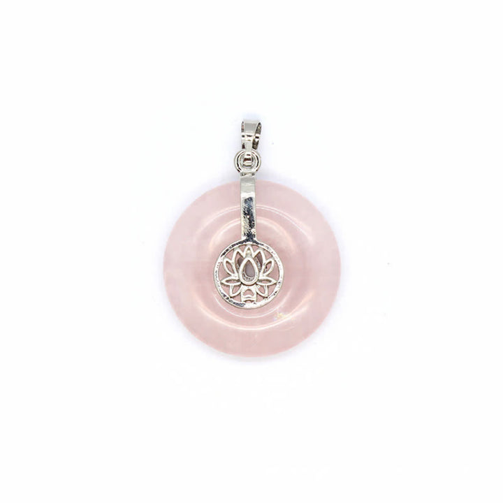 Collier Arbre de vie avec boucle de paix en cristal naturel Olivenorma