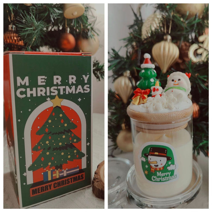 Bougie décorative de Noël du Père Noël Olivenorma