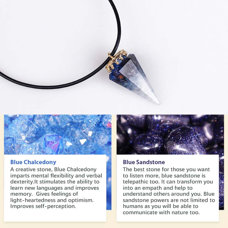 Collier de guérison en cristal naturel Olivenorma