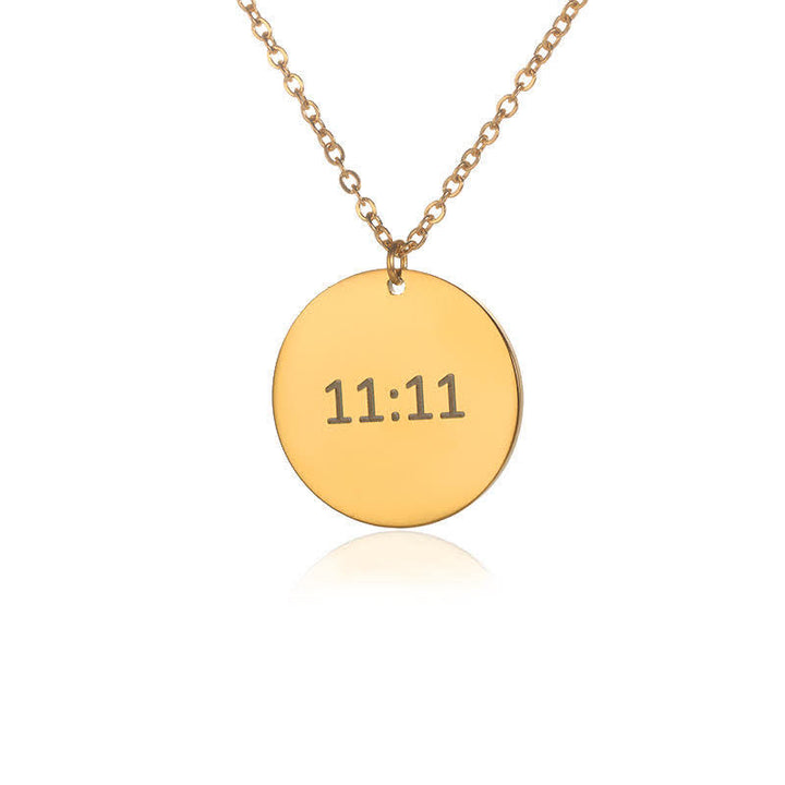 Collier porte-bonheur numéro angélique Olivenorma 11:11