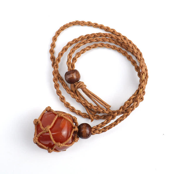 Collier de protection en cristal naturel