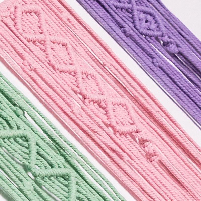 Attrape-rêves en corde de coton tressée avec arbre de vie en cristal Olivenorma