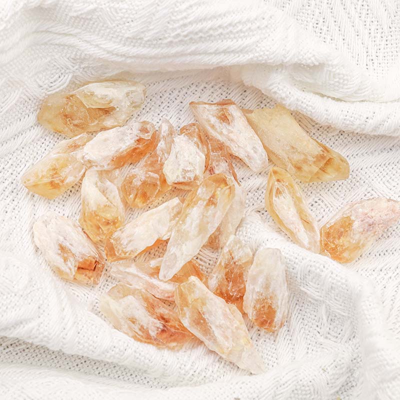 Pierre brute naturelle de citrine brésilienne Olivenorma
