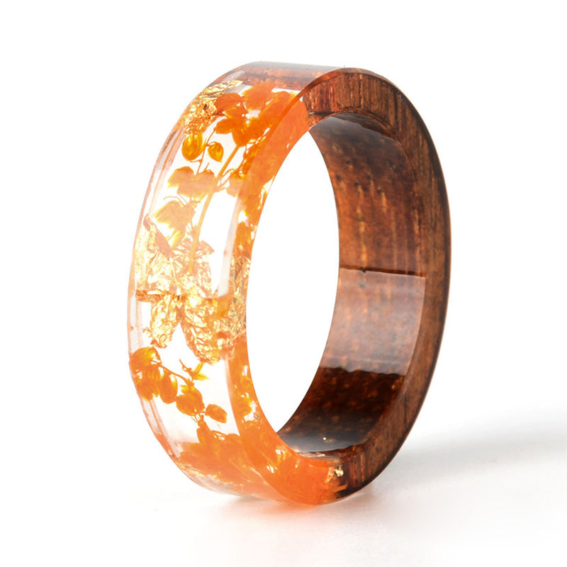 Olivenorma Intellectuel et optimiste - Bague en bois faite à la main