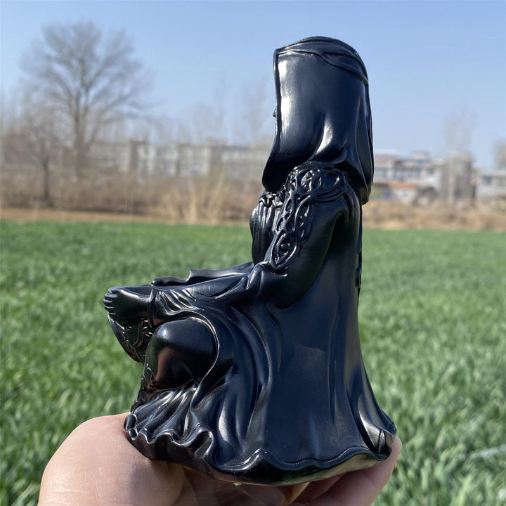 Décoration en pierre précieuse en résine de la déesse de la Terre Mère Olivenorma