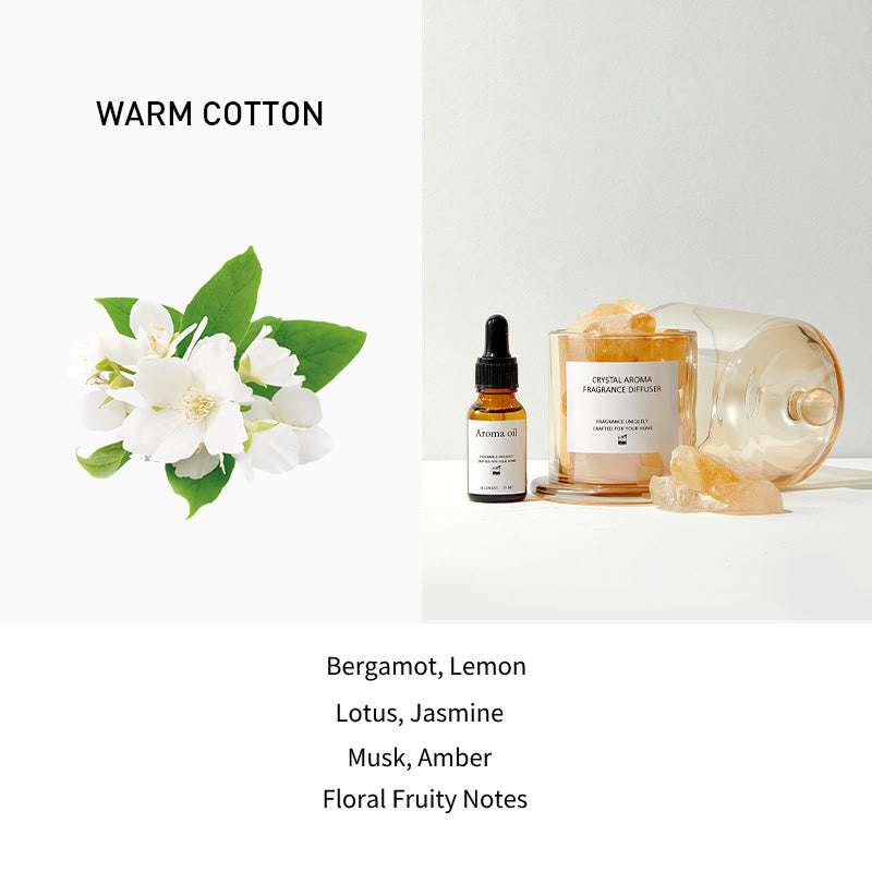 Coffret cadeau diffuseur d'huiles parfumées Olivenorma Crystal Aromatherapy