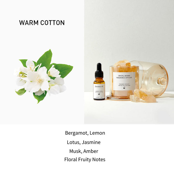 Coffret cadeau diffuseur d'huiles parfumées Olivenorma Crystal Aromatherapy