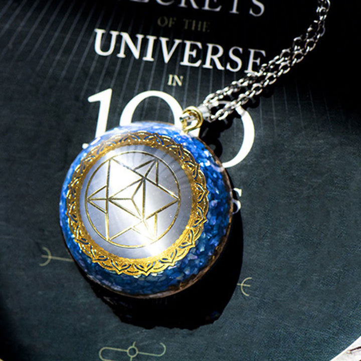 Collier Orgone Merkaba Olivenorma