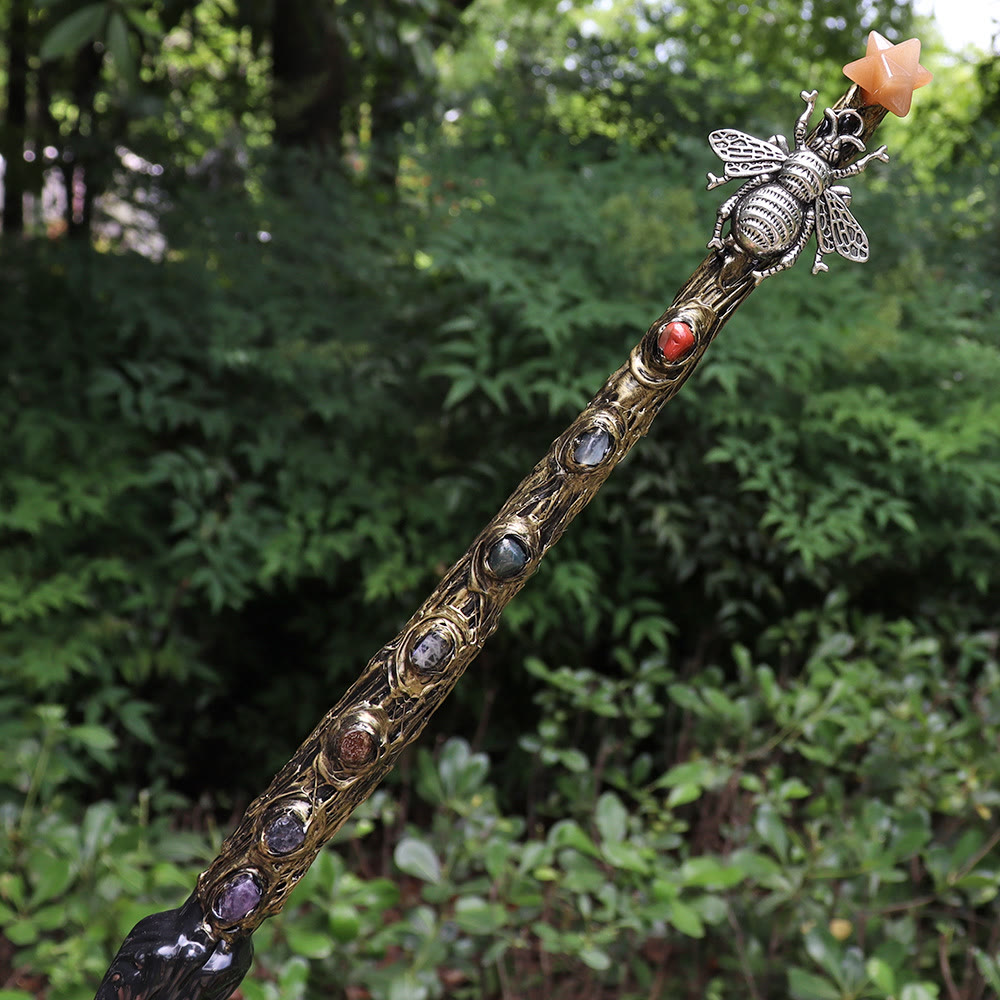Baguettes en cristal Merkaba Chakra naturel Olivenorma
