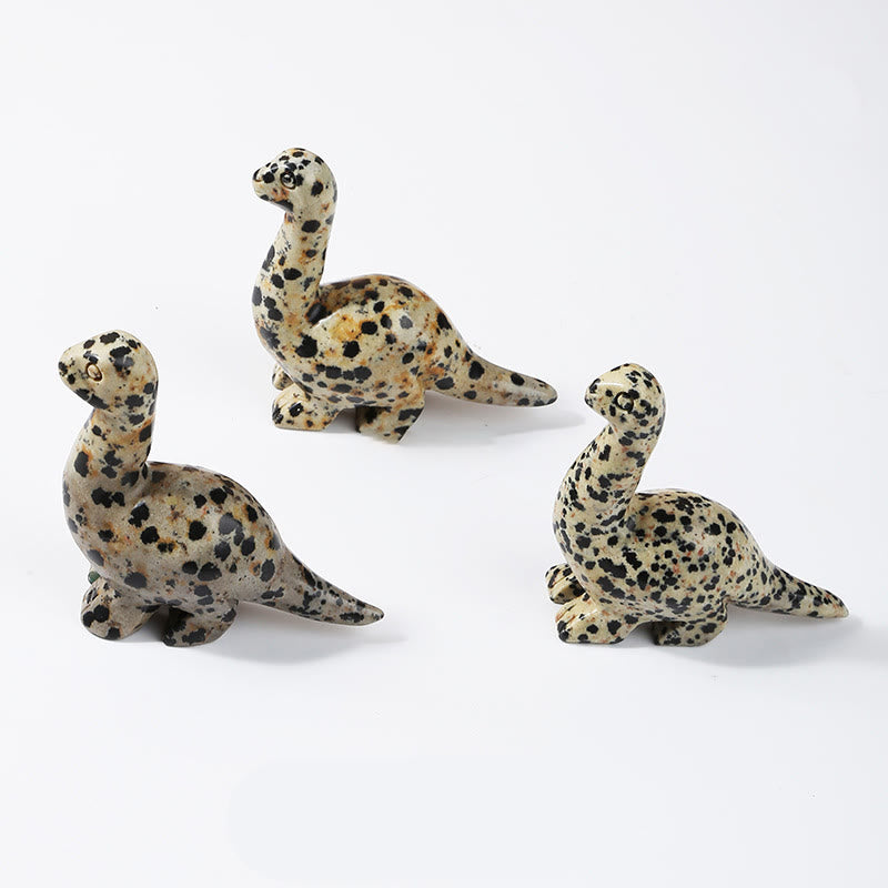 Olivenorma 2,5 pouces Cristal Dinosaure Home Doctor Décoration en pierres précieuses