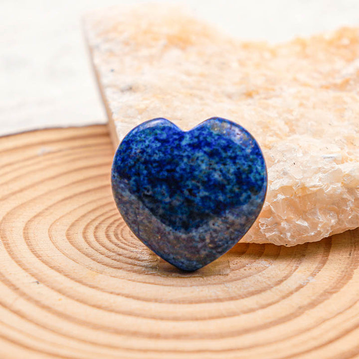 Cristal de sagesse en forme de cœur en lapis-lazuli Olivenorma