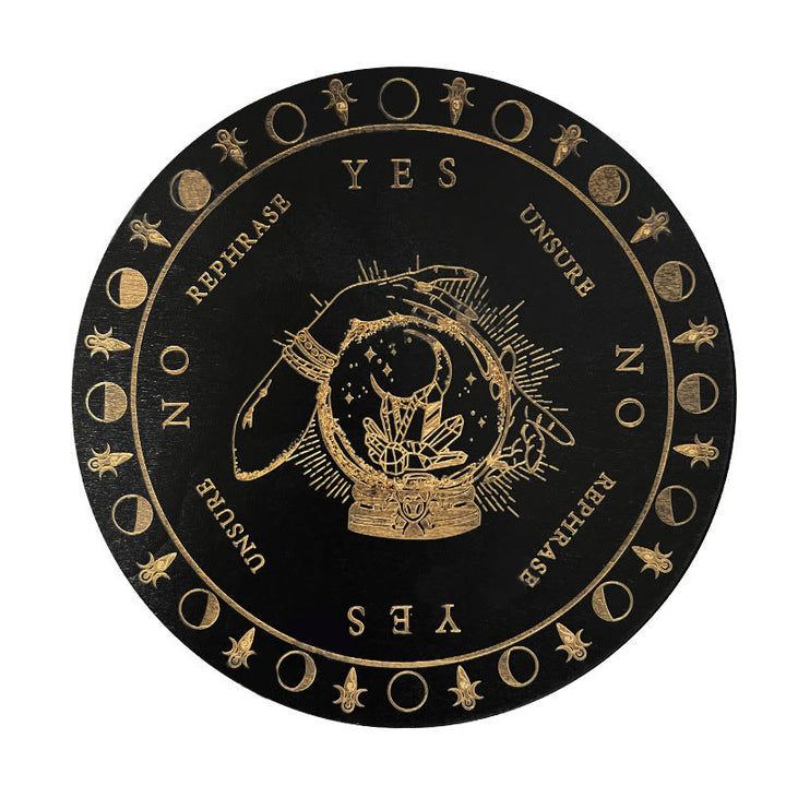 Jeu de tarot avec pendule divinatoire en bois Olivenorma