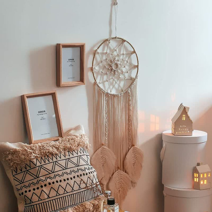 Attrape-rêves Boho Lotus Peace Olivenorma
