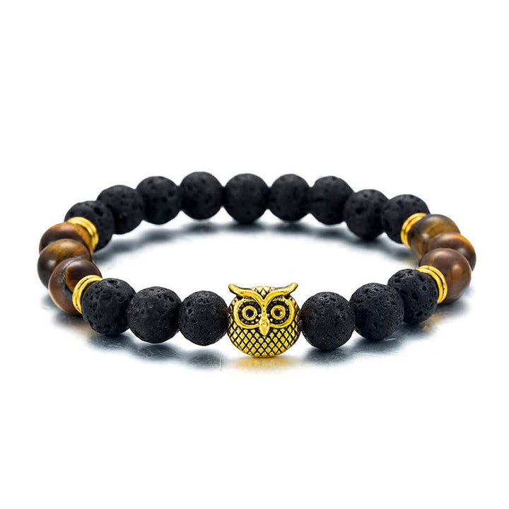 Collier hibou en pierre naturelle Olivenorma