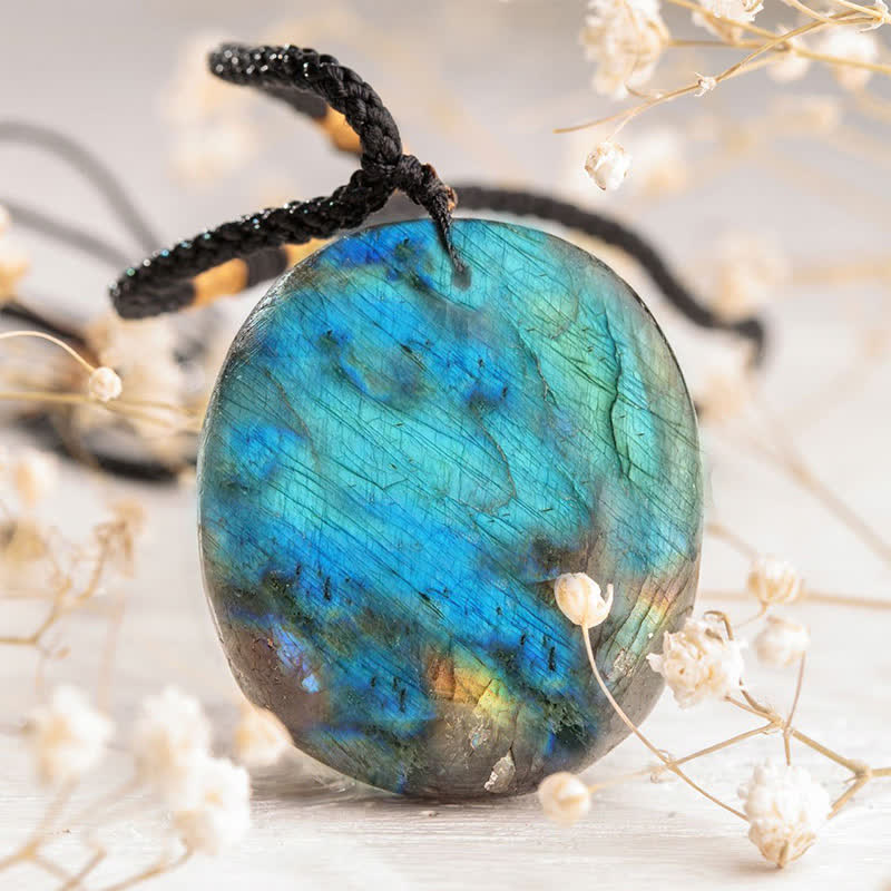 Collier de labradorite énergisante Olivenorma