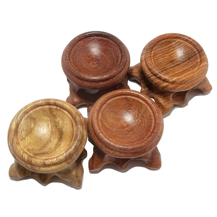 Supports en bois Olivenorma pour boules de cristal, œufs, décoration pastorale