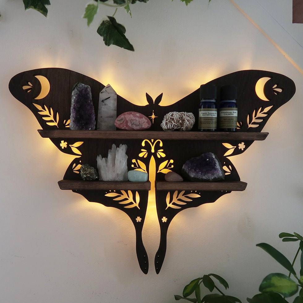 Étagère en cristal