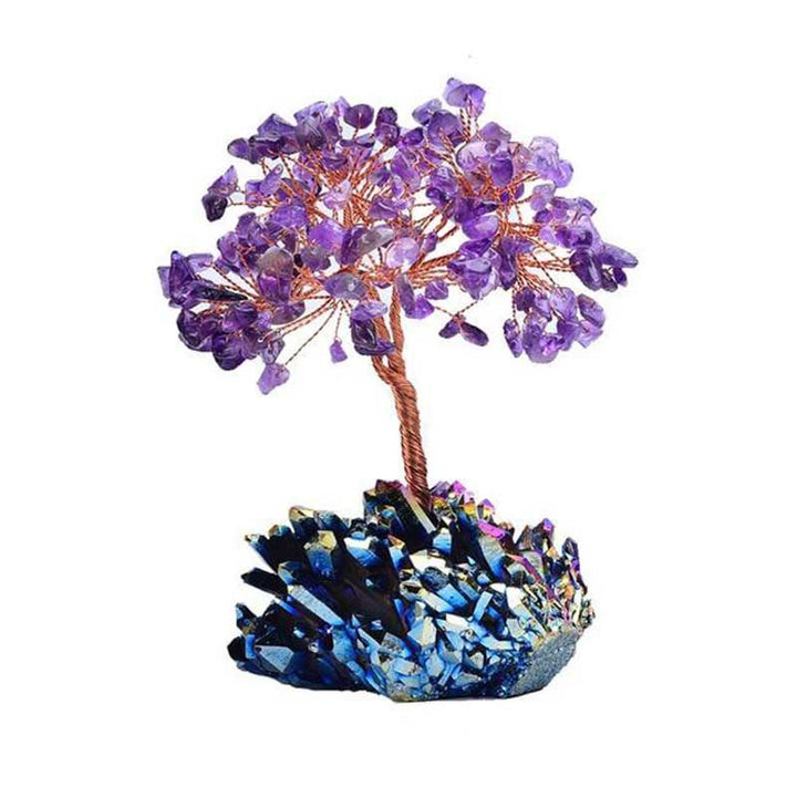 Olivenorma Améthyste Orgone Méditation Feng Shui Arbre de Purification