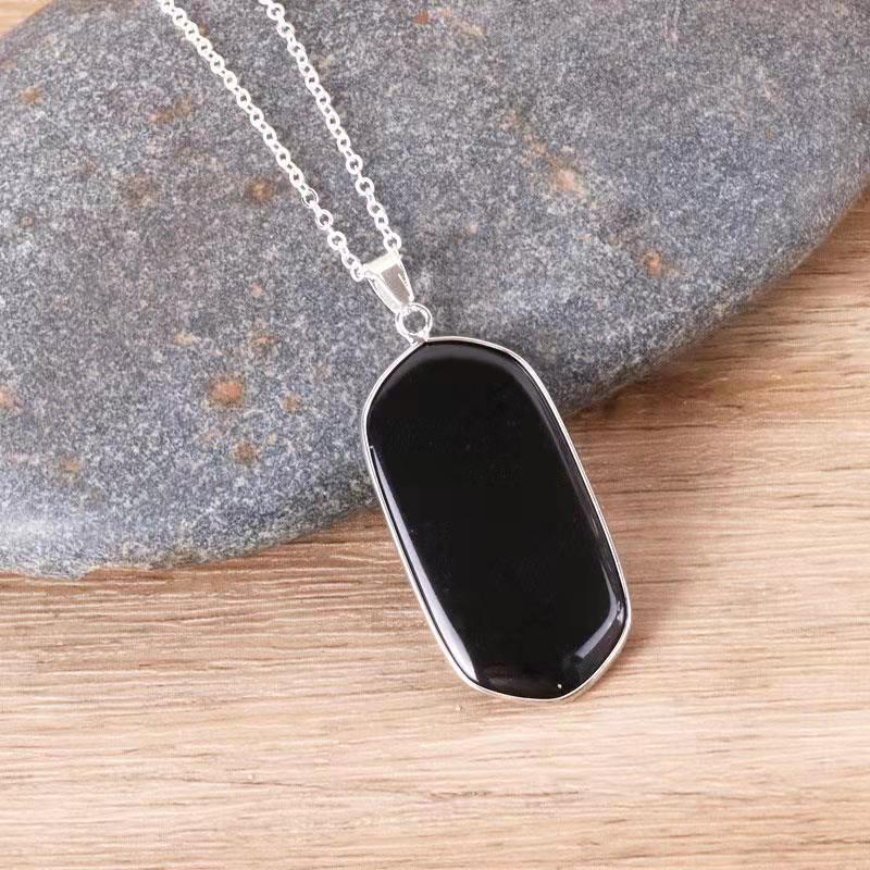 Collier en pierre de cristal naturel Olivenorma
