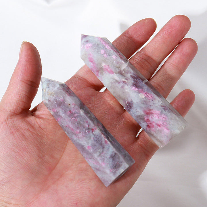 Tour de baguettes en cristal naturel lépidolite Olivenorma