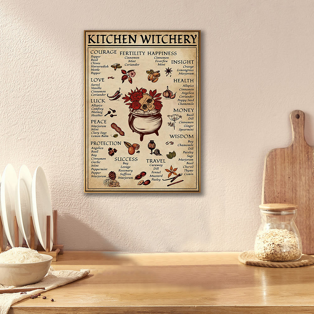 Affiche murale de cuisine et salle à manger d'Halloween de sorcière magique Olivenorma - image 8